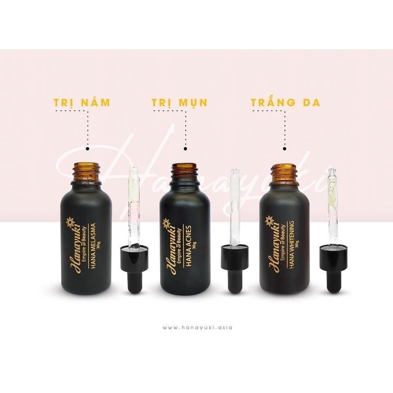 Serum Dưỡng Trắng Da Hanayuki Whitening