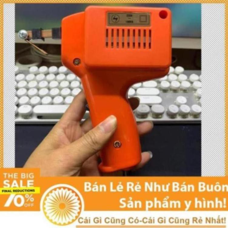 [SALE25]  Mỏ Hàn Xung Bách Khoa Hàn Chì Hàn Thiếc Bấm Phát Nóng Luôn Lõi Đồng Nguyên Chất 220V 100W 860g GH308