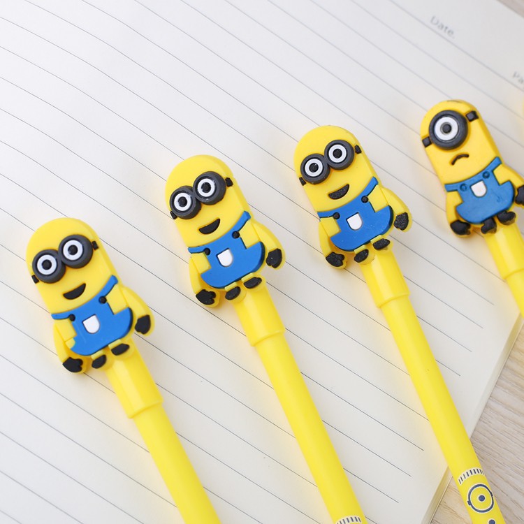 Bút mực nước Minion viết mực đen - Bút hoạt hình dễ thương Duashop