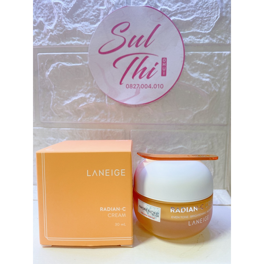 Kem Dưỡng Trắng Sáng & Đều Màu Da Laneige Radian-C cream Fullsize