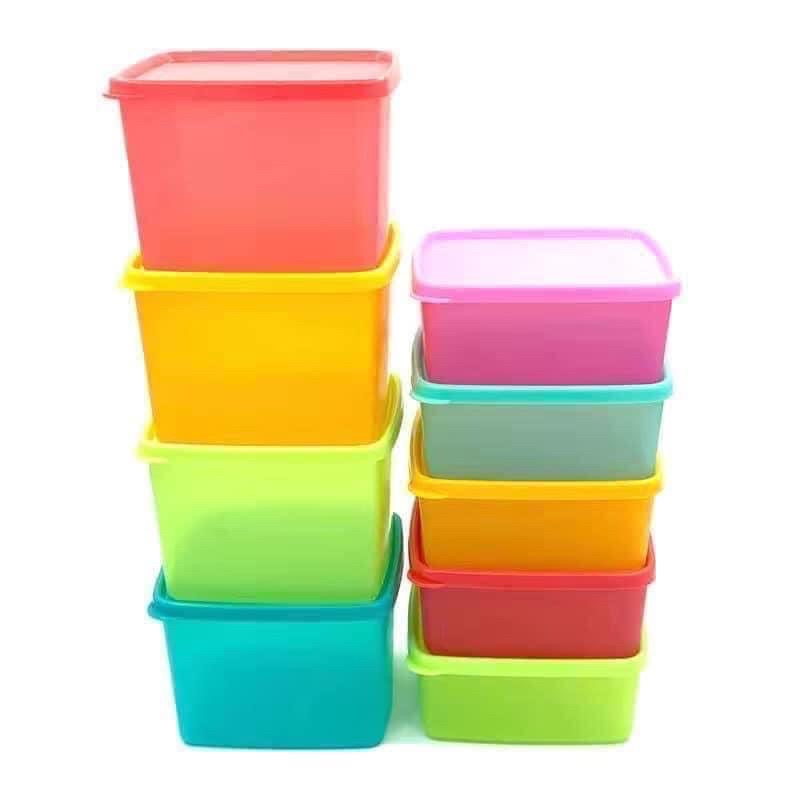 Bộ hộp ngăn mát TUPPERWARE 5 hộp nhỏ XẢ KHO