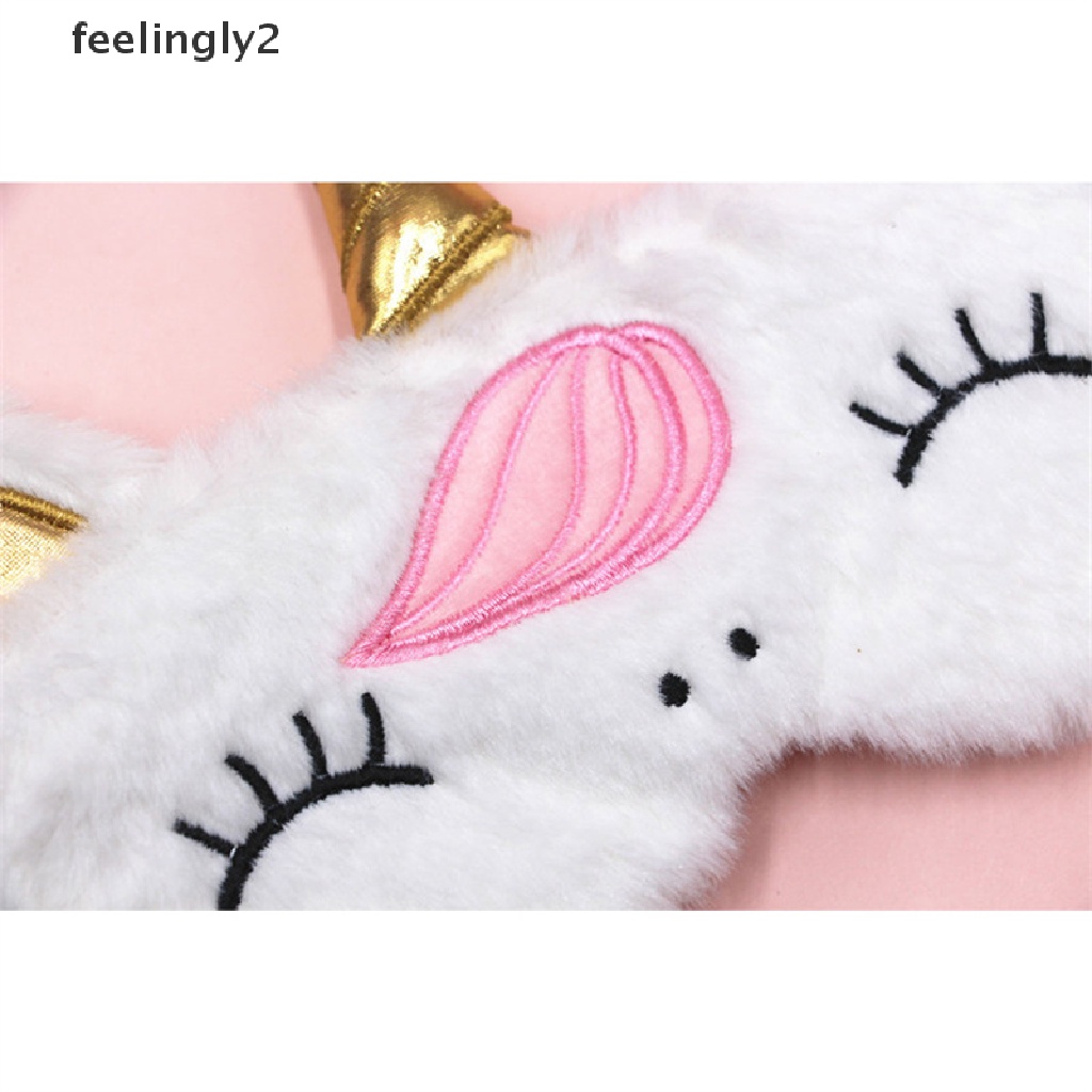 Miếng Bịt Mắt Ngủ Hình Kỳ Lân 3D Phủ Mắt Khi Đi Du Lịch