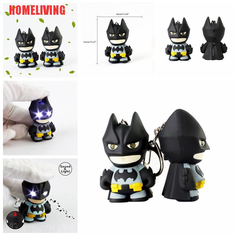 [HOMELIVING] Móc Khóa Hình Batman Có Đèn Led Và Âm Thanh