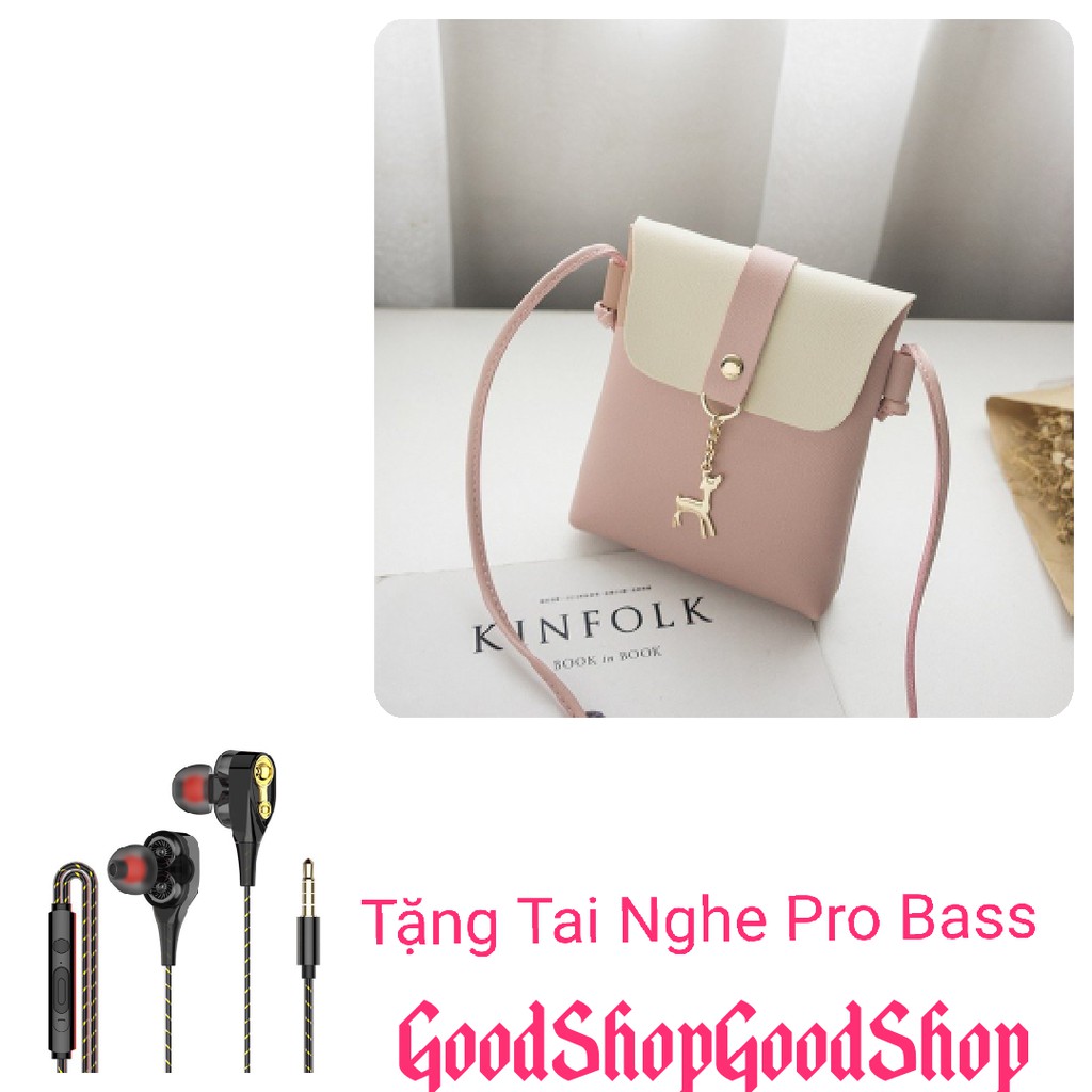 TÚI NỮ ĐEO CHÉO ĐEO VAI THỜI TRANG G0001 TẶNG TAI NGHE SIÊU BASS 110 CAO CẤP CỰC ĐẸP