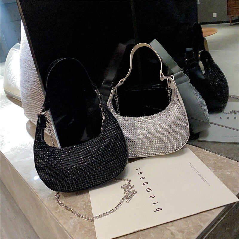 Túi kẹp nách, túi đeo vai nữ dáng thuyền DT 023