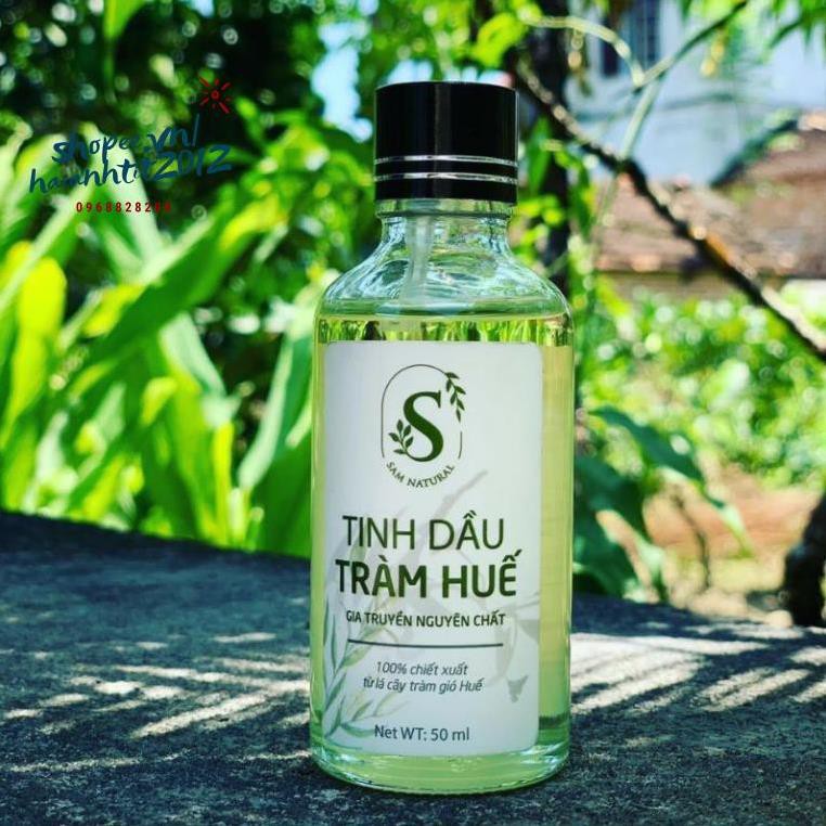 ❤TINH DẦU TRÀM SAM NATURAL - Tinh dầu tràm Huế 100% nguyên chất hỗ trợ cảm cúm, cảm lạnh, côn trùng cắn❤