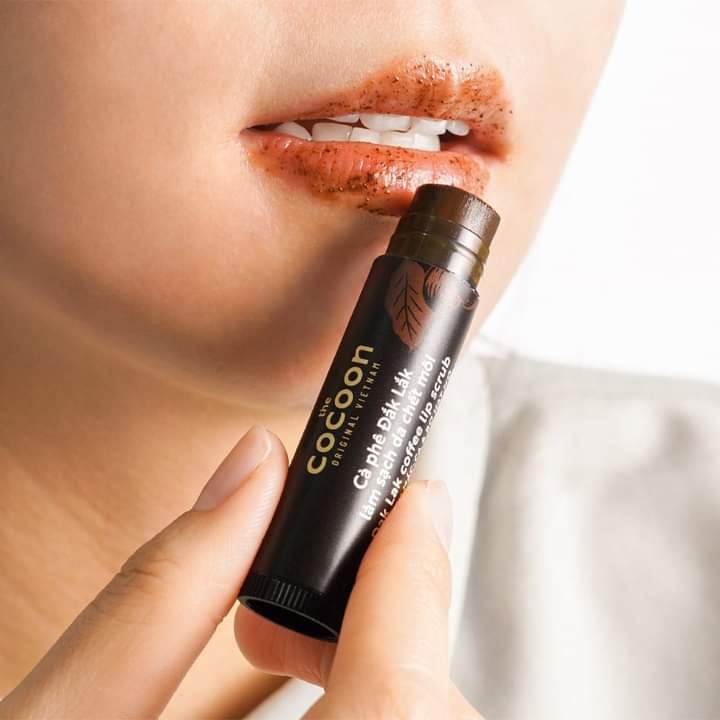 Tẩy tế bào chết môi cà phê Đăk Lăk Cocoon Coffee Lip Scrub