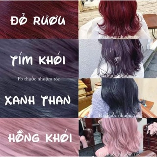 THUỐC NHUỘM TÓC Đủ Màu - ( Thuốc nhuộm + oxi)