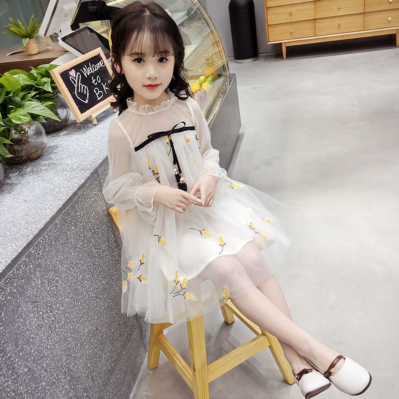 Fashionable Princess Dress Spring Autumn 2021 For Girls