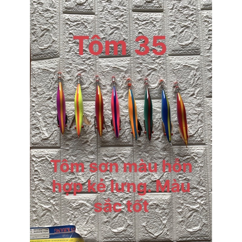 Tôm câu mực, tôm sơn câu mực ( số 30-35-40g)