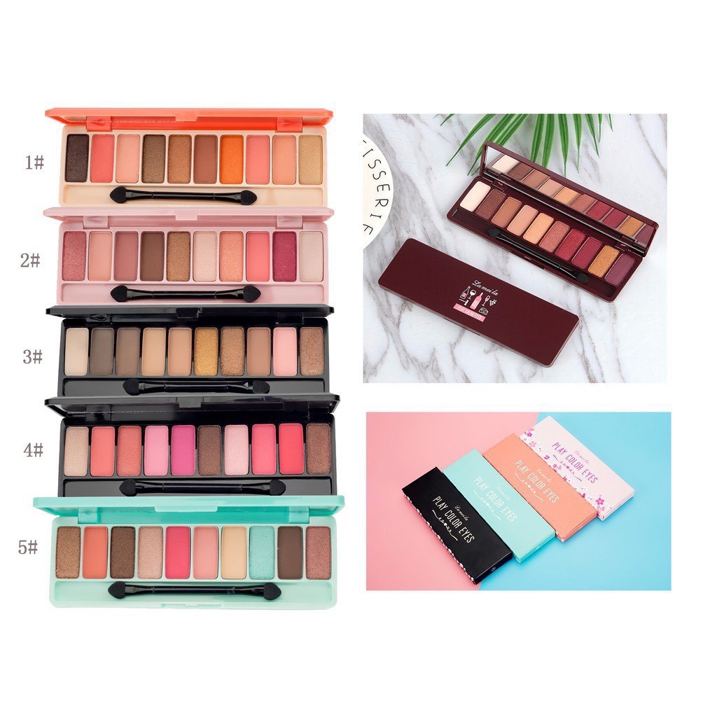 Bảng Phấn Mắt Lameila 10 Màu Play Color Eyes