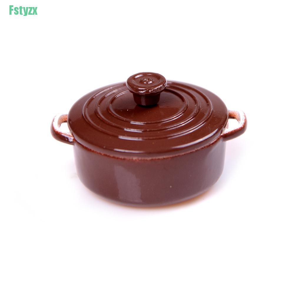 fstyzx 1:12 Dollhouse Mini Pot Boiler Doll House Accessories Play Kitchen Toy