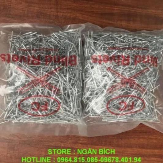 Đinh rivet  đinh  rút 3mm 4mm 5mm