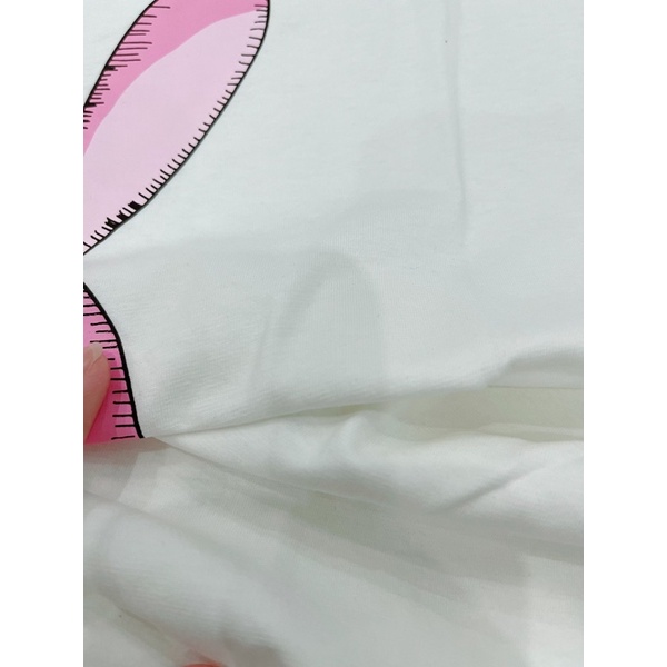 Áo thun thỏ Hồng form rộng