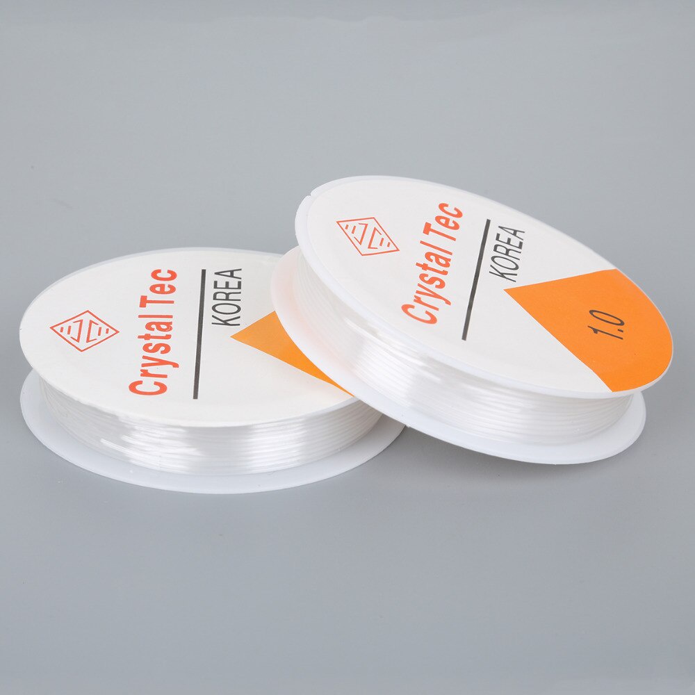 Cuộn dây cước co giãn 5m - 15m 0.5mm-1mm dùng tự làm đồ trang sức