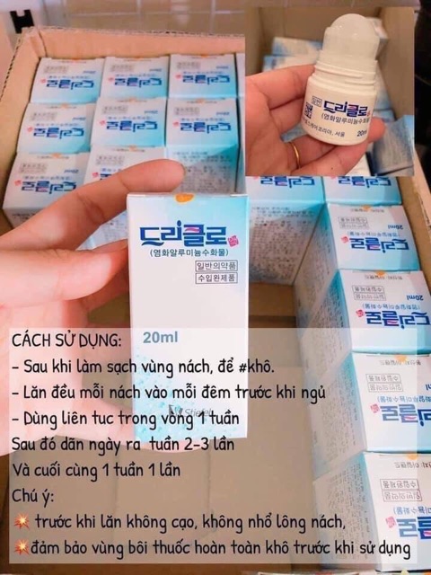 LĂN NÁCH HÀN QUỐC STIEFEL 20ml KHỬ MÙI HÔI NÁCH