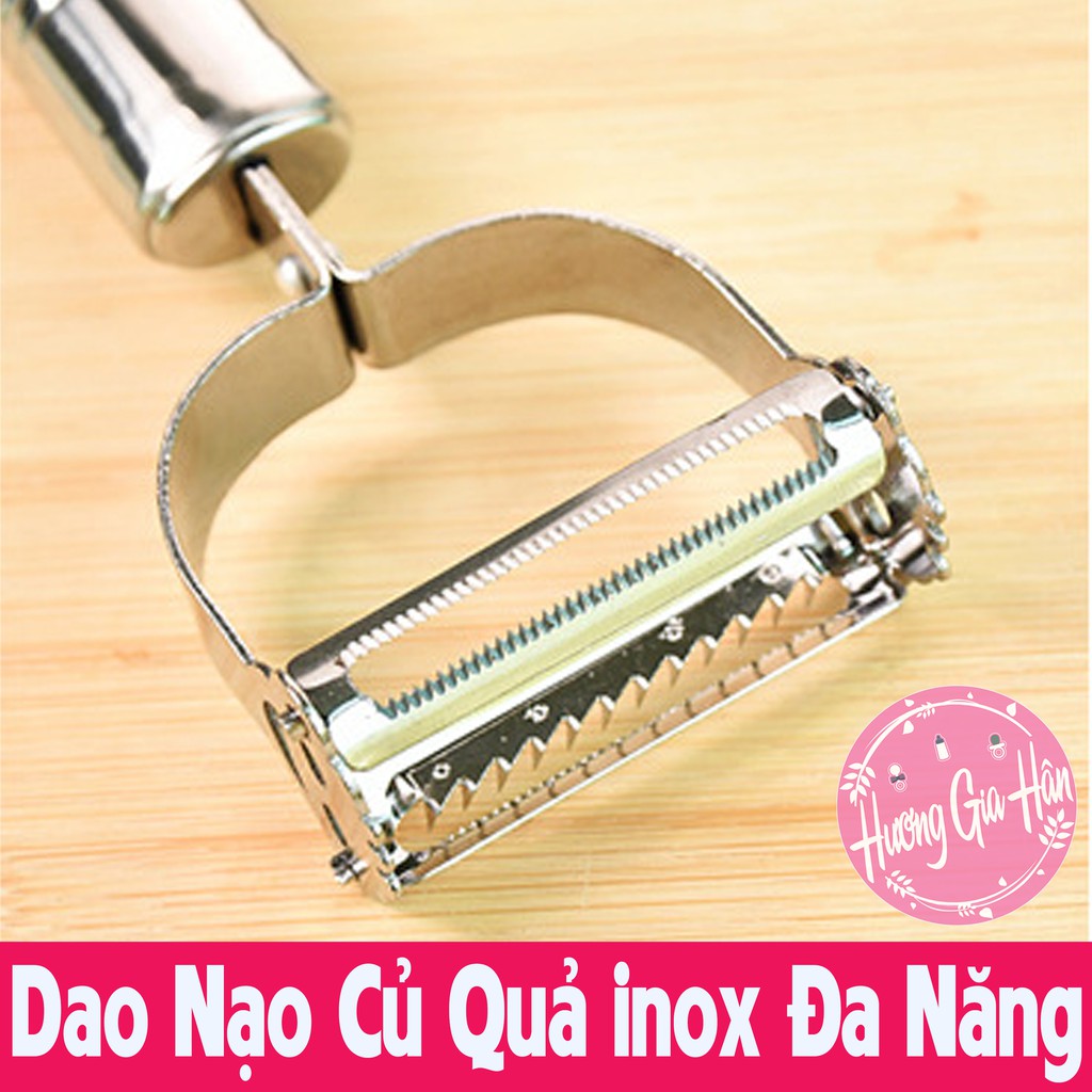 Dao Nạo Củ Quả inox Đa Năng Siêu Hot 2020