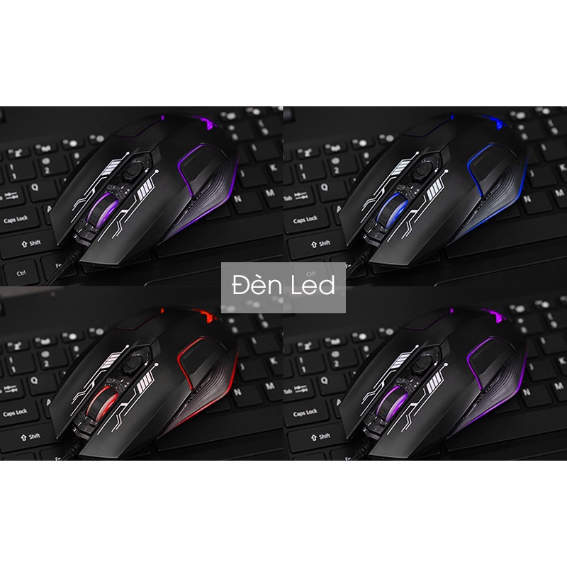 Chuột Gaming Zadez G-610M Đen ( Like New )