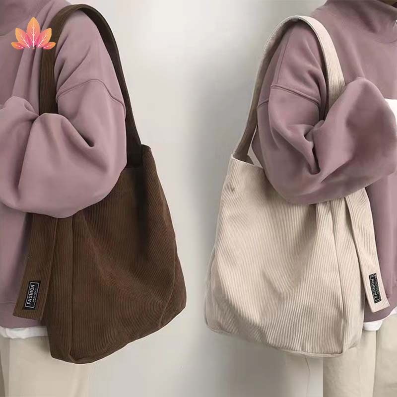Túi Xách canvas Cỡ Lớn Phong Cách Cổ Điển Thời Trang Thu Đông 2021