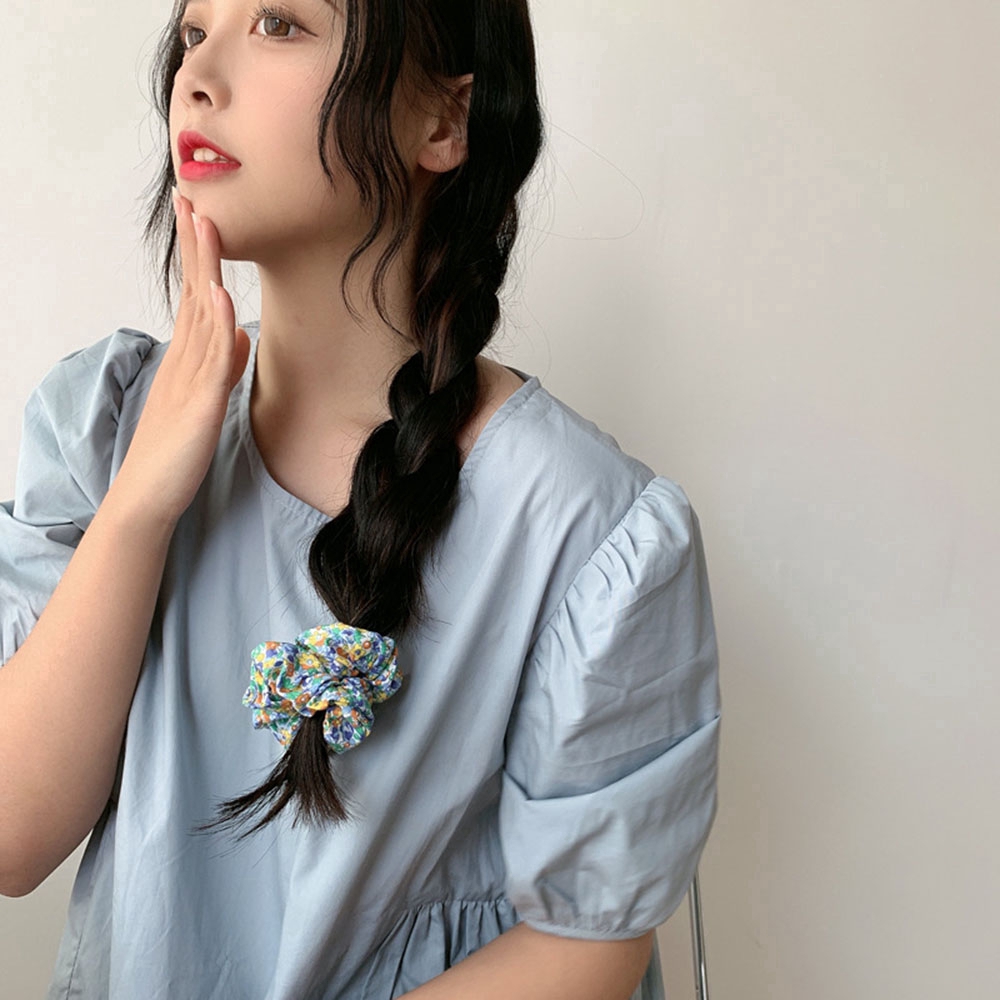 Dây Buộc Tóc Họa Tiết Hoa Thời Trang Cho Nữ