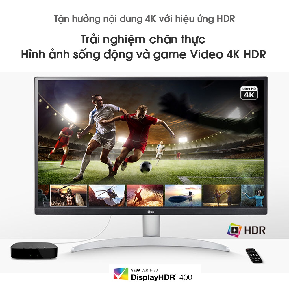 New - Chính hãng - Màn Hình LG 27UP600-W 27 inch 4K UHD IPS VESA DisplayHDR™ 400