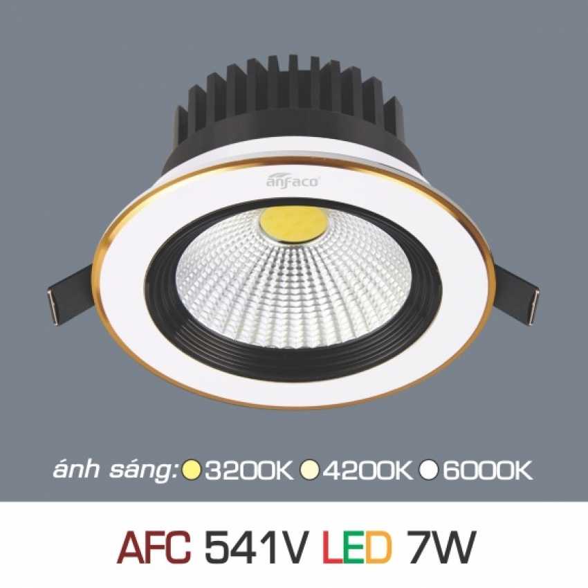 Đèn Anfaco Led âm trần downlight tròn AFC 541V-7W