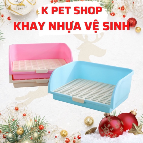 Khay Vệ Sinh Chữ Nhật  FREE SHIP  Khay Vệ Sinh Đủ Size Cho Thỏ, Bọ, Chinchilla, Chó, Mèo....