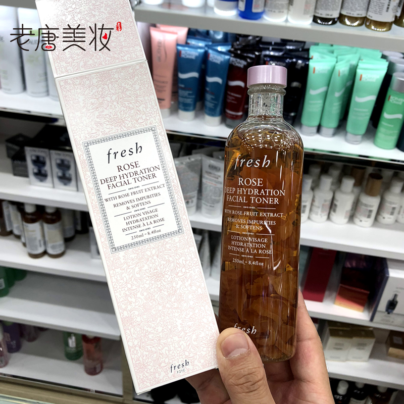 (Hàng Mới Về) Fresh Toner Dưỡng Ẩm Làm Mịn Da Chiết Xuất Cánh Hoa Hồng 250ml