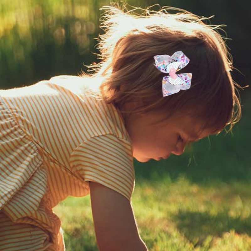 Kẹp Tóc Hình Nơ Đính Kim Sa Lấp Lánh Thời Trang Cho Nữ