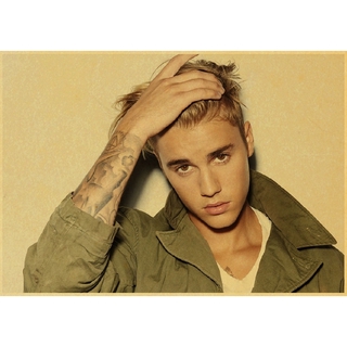 Poster hình ca sĩ Justin Bieber