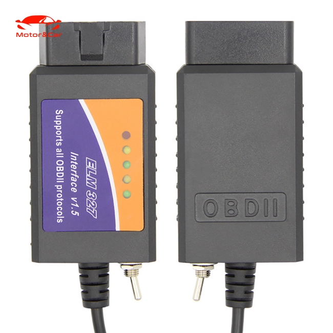 Thiết bị OBD2 USB ELM327 chẩn đoán tình trạng xe ô tô Forscan Focus Mazda Ford với công tắc HS-CAN/MS-CAN