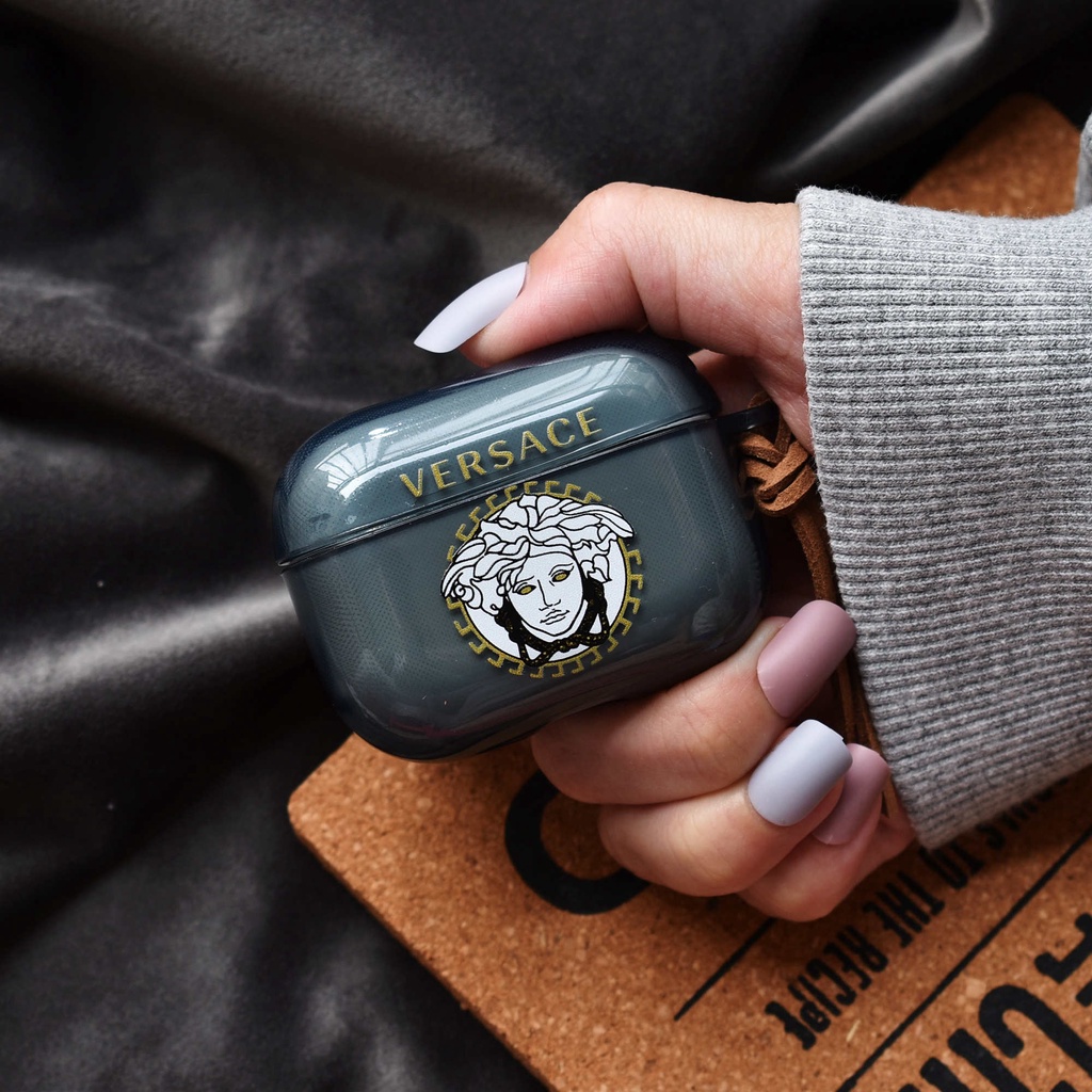 Vỏ Bảo Vệ Hộp Sạc Tai Nghe AirPods3 / 3 / 2Gen Màu Trong Suốt Thời Trang Ốp