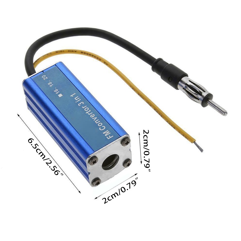 Bộ Thiết Bị Chuyển Đổi Tần Số Radio FM 3 Trong 1 12V Chuyên Dụng Cho Xe Hơi