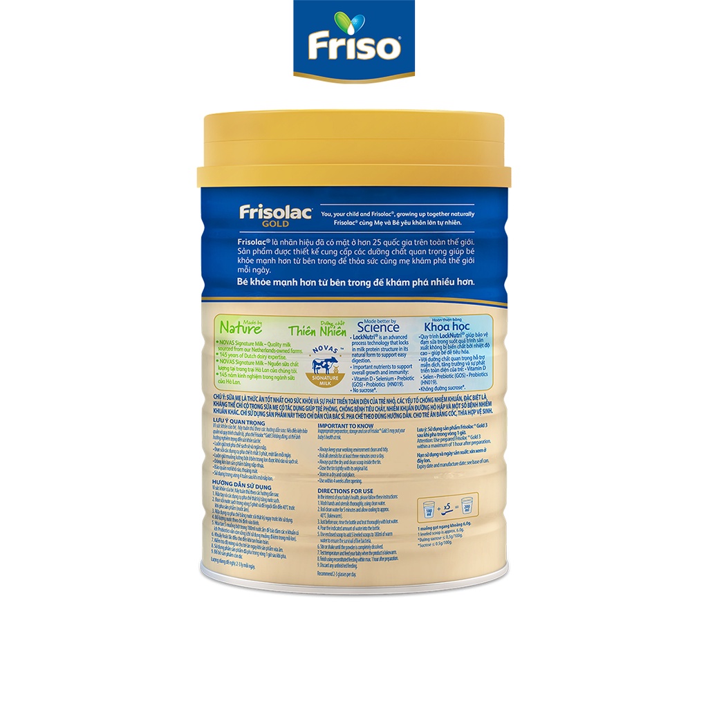 Sữa Bột Frisolac Gold 3 380g