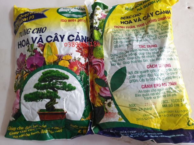 Phân bón hữu cơ vi sinh 2kg