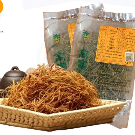 SIÊU KHUYẾN MẠI: 300GR/GÓI RỄ SÂM KHÔ SỐ 1 HÀN QUỐC