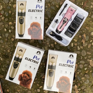 [ Hàng chính hãng ]- [Tông đơ Pet Grooming Clipper Kit cho thú cưng]
