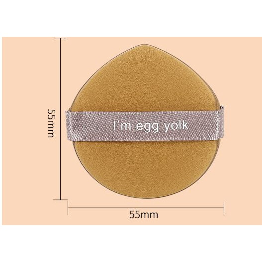 Set 3 Mút Tròn  2 mặt Tán Phấn Nước Kem Nền BB Cushion và phấn phủ