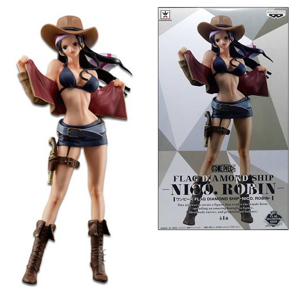 Mô Hình Figure Nico Robin Flag Diamond Ship Banpresto Cao 25cm - One Piece