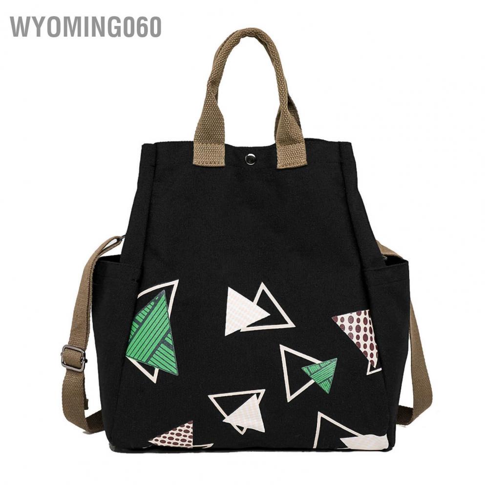 Túi Xách Canvas Wyoming060 In Họa Tiết Độc Đáo Thời Trang Cho Nữ