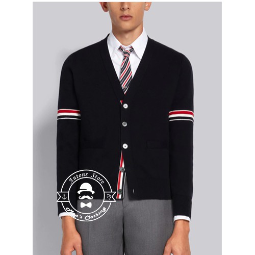 Áo Len Cardigan Thom Browne Viền Tay