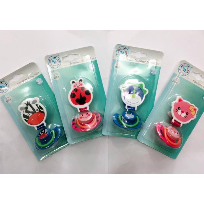 Núm ty giả silicone kèm dây đeo AMI ( 77102 )