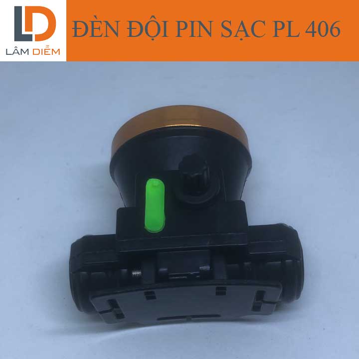 ĐÈN ĐỘI ĐẦU PIN SẠC KÍN NƯỚCCÔNG TẮC XOAY PL 406