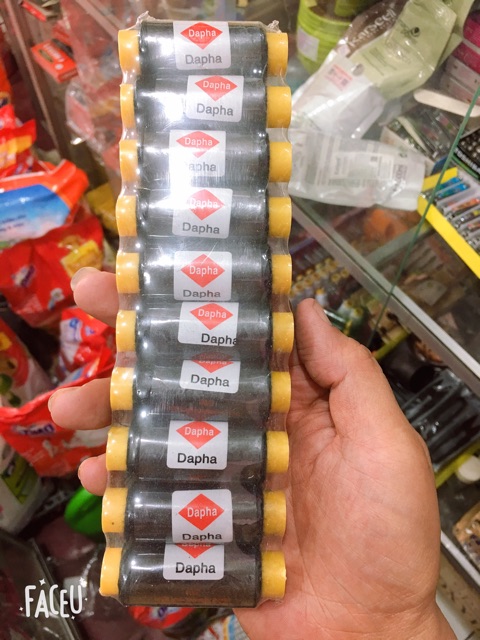 Combo 10 cuộn chỉ đen may đồ