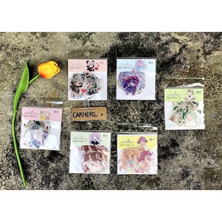 SET 40 STICKER CÔ GÁI NHIỀU CẢM XÚC