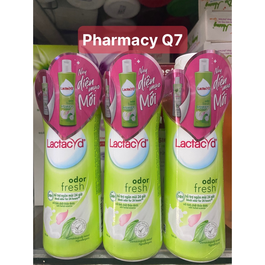 MỚI Dung dịch vệ sinh phụ nữ Lactacyd trầu không 150 ml. Lactacyd ODOR FRESH