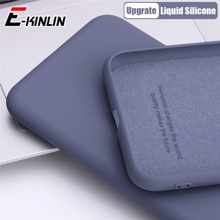 Ốp điện thoại silicon màu trơn thời trang cho Samsung Galaxy S10 S10E S9 S8 Note 10 Plus 5g 9 8