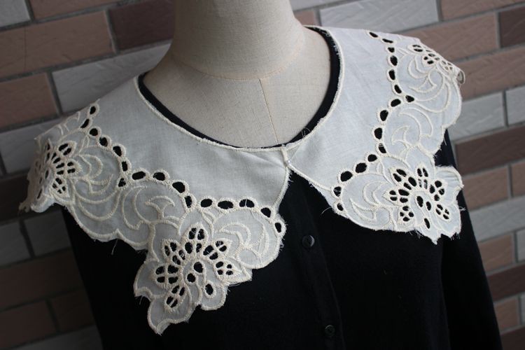 Clothing accessories lace collar DIY materials fake collar cotton hollow