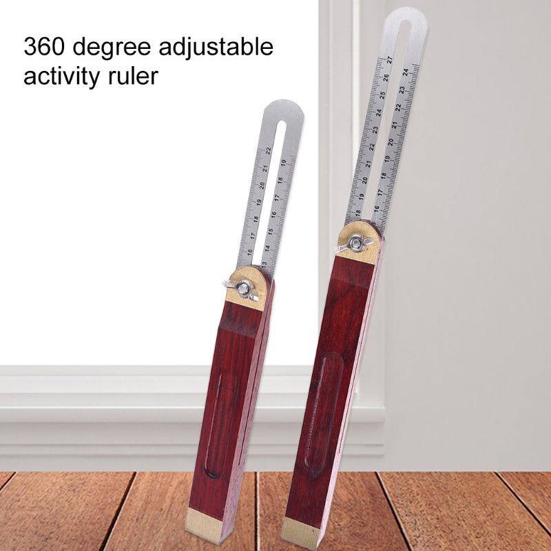 Thước Đo Góc Dạng Trượt Chữ T Bằng Thép Không Gỉ Có Thể Điều Chỉnh