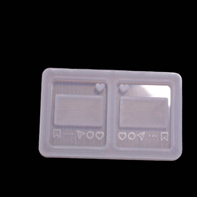 Khuôn Làm Móc Khóa Epoxy Hình Người Chơi Media Player DIY